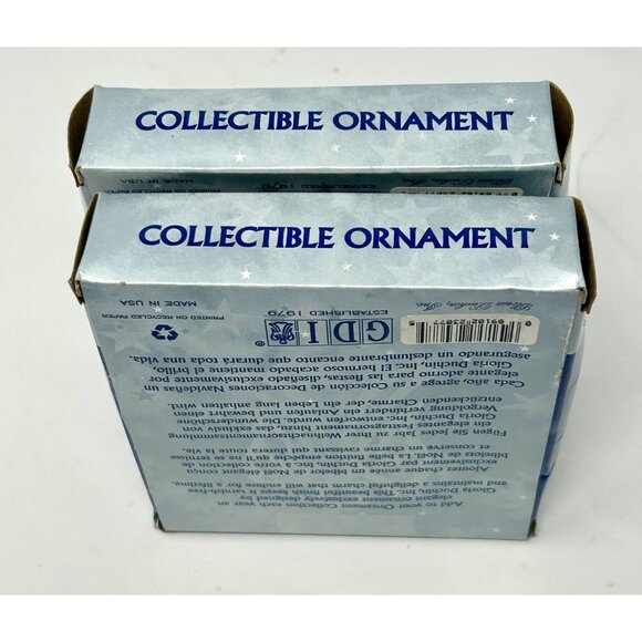 Gloria Duchin Collectible Ornament Set Pewter Drill & Socket Wrench - Red Ribbon - Picture 5 of 8